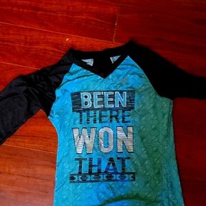 An athletic shirt youth large